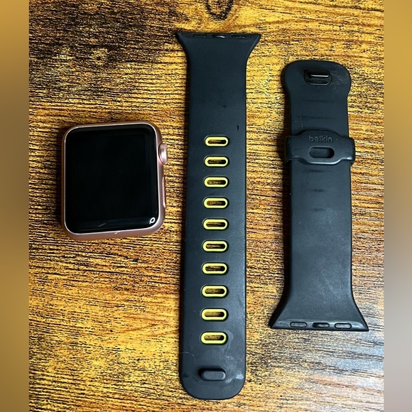 Rose gold apple watch series 1